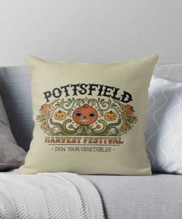 Pottsfield Harvest Festival pillow - Pottsfield Harvest Festival merch - Pottsfield Harvest Festival apparel