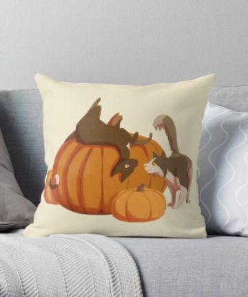 Pumpkin pillow - Pumpkin merch - Pumpkin apparel