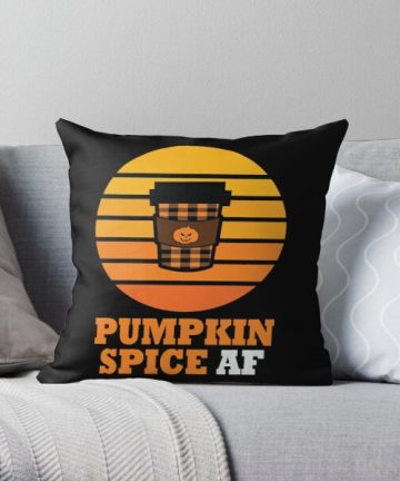 pumpkin spice pillow - pumpkin spice merch - pumpkin spice apparel