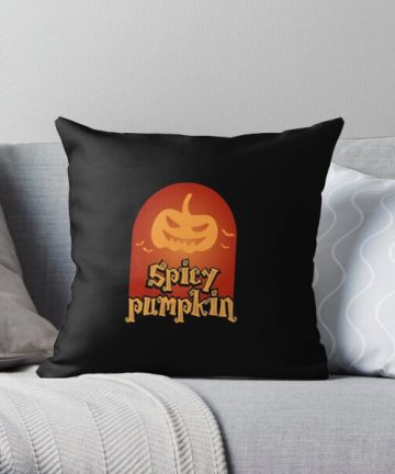 Spicy pumpkin pillow - Spicy pumpkin merch - Spicy pumpkin apparel