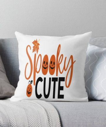 spooky cute pillow - spooky cute merch - spooky cute apparel