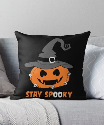 stay spooky pillow - stay spooky merch - stay spooky apparel