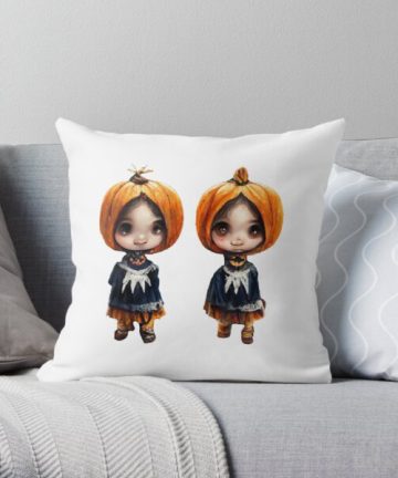 The creepy twins pillow - The creepy twins merch - The creepy twins apparel