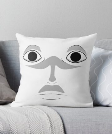 Yamato's Scary Face pillow - Yamato's Scary Face merch - Yamato's Scary Face apparel