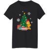 Garfield Around The Christmas Tree T-Shirt - Christmas tees