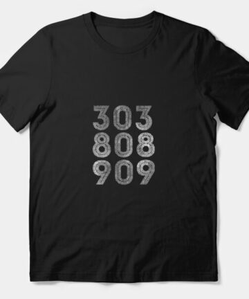 303, 808, 909 Synth Drum Machine T-Shirt