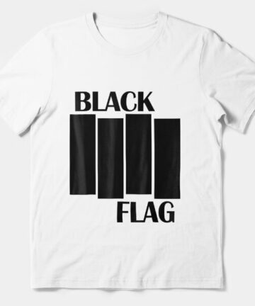 Black Flag logo T-Shirt - America Rock Band T-Shirt