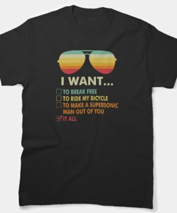 Rock band - Queen T-Shirt - I Want It All T-Shirt