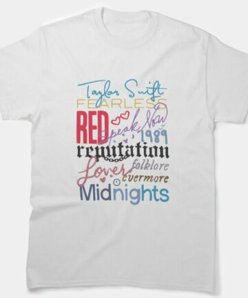 Taylor Swift The Eras Tour T-Shirt