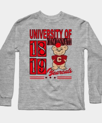 Cincinnati university apparel Long Sleeve T-Shirt