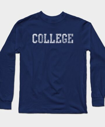 College Retro Long Sleeve T-Shirt