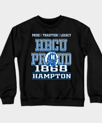 Hampton 1868 University Apparel Crewneck Sweatshirt