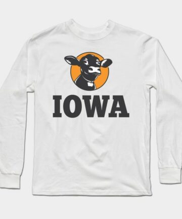 Iowa Cow Long Sleeve T-Shirt