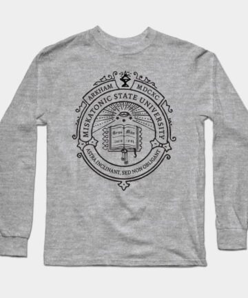 Miskatonic State University Seal Long Sleeve T-Shirt
