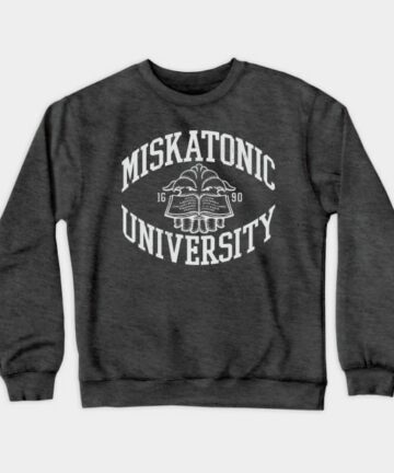 Miskatonic University Vintage Shirt Crewneck Sweatshirt