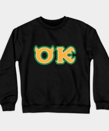 Monster University Fraternity Oozma Kappa Crewneck Sweatshirt