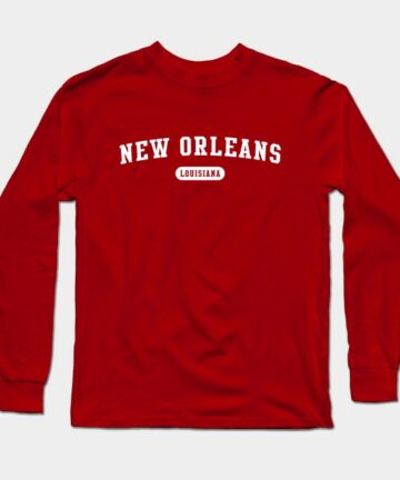 New Orleans, Louisiana Long Sleeve T-Shirt