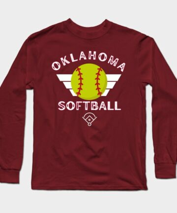Oklahoma Sooners University Softball Long Sleeve T-Shirt