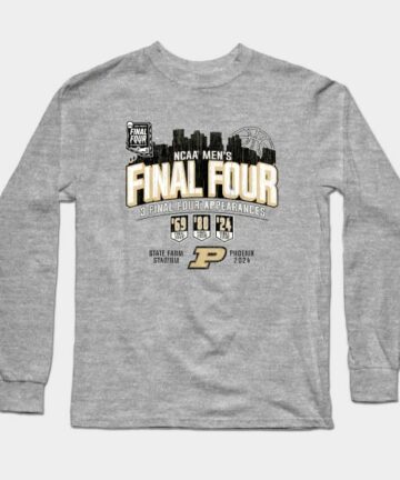 Purdue Boilermakers Final Four 2024 Basketball Vintage Long Sleeve T-Shirt