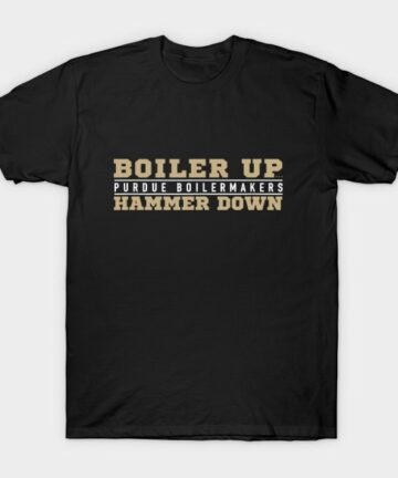 Purdue University Boilermakers Between The Lines T-Shirt