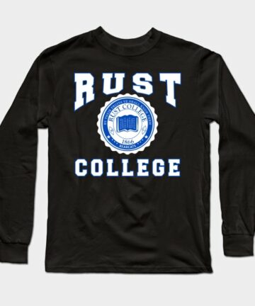 Rust 1866 College Apparel Long Sleeve T-Shirt