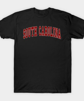 South Carolina - college university font letters text word football basketball baseball softball volleyball hockey love fan player christmas birthday gift for men women kids mothers fathers day dad mom vintage retro T-Shirt