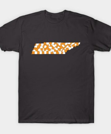 Tennessee County Checkerboard T-Shirt