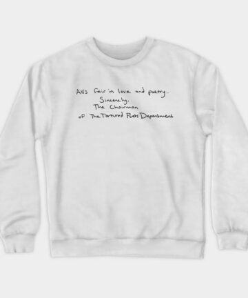 TTPD All is Fair in Love and Poetry Tay Swiftie Music Pop Album Crewneck Sweatshirt