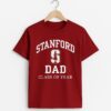 Stanford University Alumni T-Shirt - White Stanford dad t-shirt - cardinal red