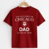 University Of Chicago Cap - White Uchicago dad t-shirt - cardinal red