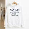 Yale university alumni wordmark hoodie - white