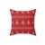 Ugly Without the Sweaters – Ugly Christmas Pattern Pillow