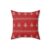 Ugly Without the Sweaters – Ugly Christmas Pattern Pillow