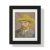 Van Gogh Self-Portrait with Straw Hat Framed Print