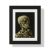 Vincent van Gogh – Head of a skeleton with a burning cigarette Framed Print