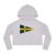 Burgee of University of Michigan Women’s Crop Hoodie