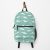 Shark Pattern in Blue and White Backpack