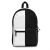Backpack – Half White and Black Backpack
