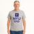 NYU Dad Logo T-Shirt – Grey