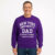 NYU Dad Logo Vintage Sweatshirt – Purple