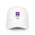NYU logo Dad Cap – White