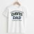 UC Davis Dad T-Shirt – White