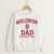 University of Wisconsin Dad Sweatshirt – White