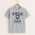 Yale Dad T-Shirt – Grey