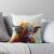 Highland Cow Watercolor Art Work  Throw Pillow