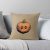 Bewildered halloween pumpkin Throw Pillow