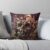 Bloom Skull Throw Pillow