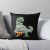 Halloween Pumpkin Dinosaur Gift Throw Pillow