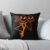 Halloween Scary Pumpkin Head Throw Pillow