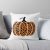 leopard pumpkin Throw Pillow